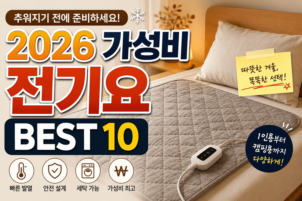 겨울밤, 침대에 눕는 순간부터 따뜻하게|2026 가성비 전기요 BEST 10 11 image 11