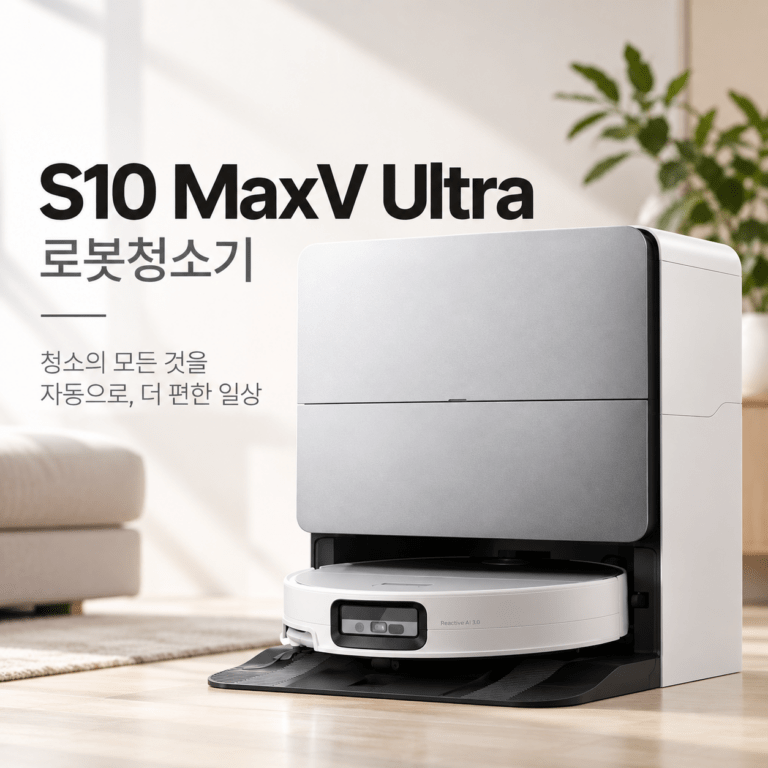 로보락 S10 MaxV Ultra 로봇청소기 36000Pa 자동세척 물걸레 올인원 로봇청소기