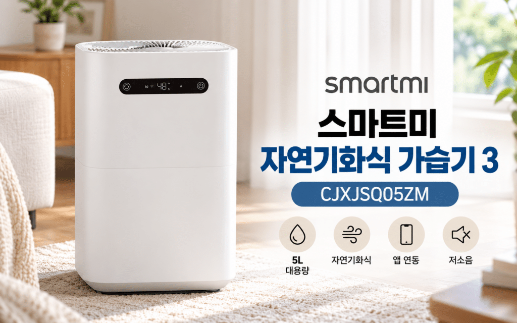 스마트미 자연기화식 가습기 3 CJXJSQ05ZM, 5L 대용량으로 오래 쓰고 싶다면 제품 이미지