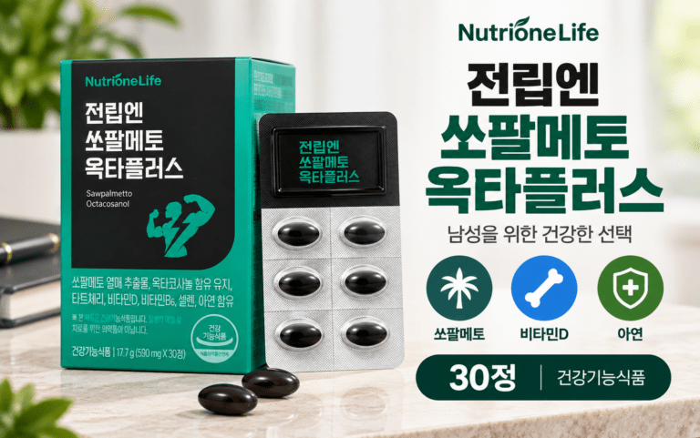전립엔 쏘팔메토 옥타플러스, 40대 남성이 전립선 건강을 챙긴다면?