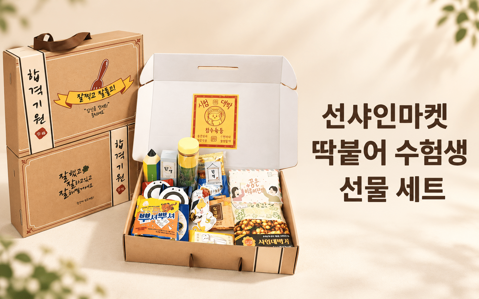 상자 하나로 전하는 응원 선물